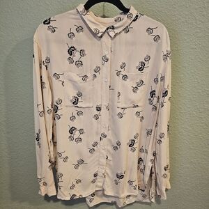 Pendleton Women Button Down Size M Pink Floral